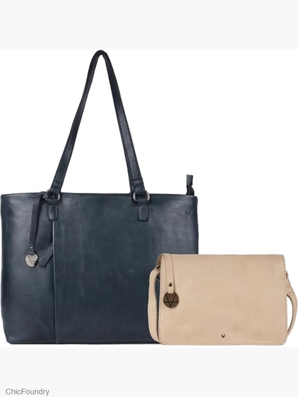 Vintage Genuine Italian Leather Handbag Collection Tote Crossbody Satchel